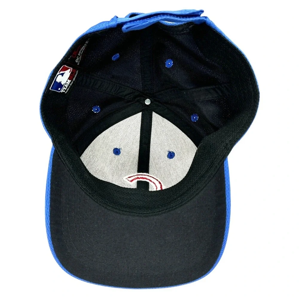 Chicago Cubs Youth Adjustable Strapback Cap – Blue – Embroidered Logo – Cotton T